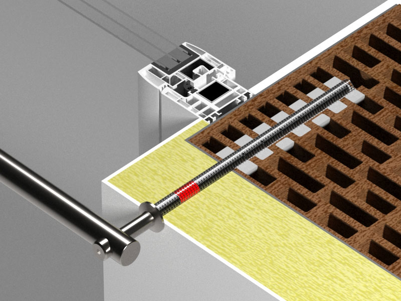 Mauerwerk mit WDVS (außen)