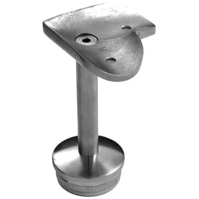 Handlaufträger starr mit Winkelstück 90° auf Pfosten ø 33,7 x 2,0mm