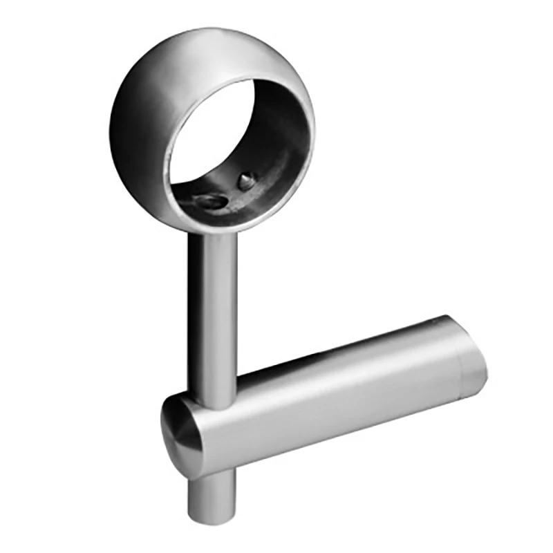 Handlaufträger seitlich Modell G / für Handlauf ø 42,4mm / für Pfosten ø 33,7 x 2,0mm