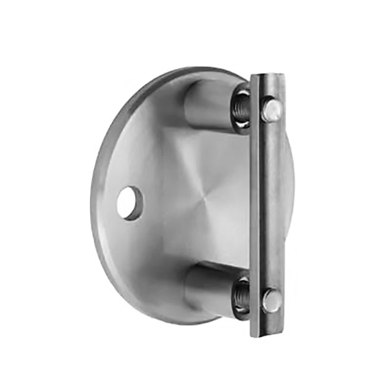 Pfostenhalter stirns.Ronde ø120x6 WA 70mm