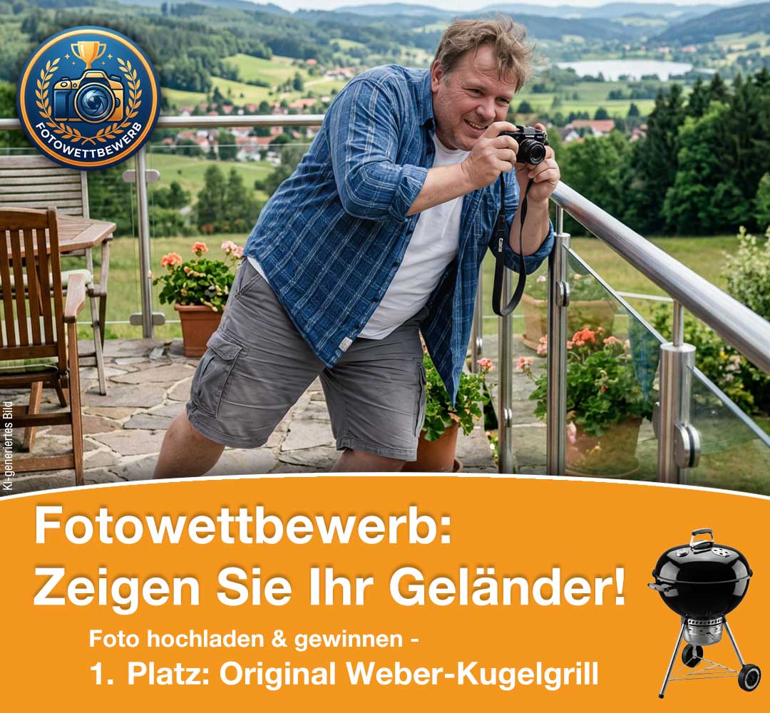 Fotowettbewerb 2026: Zeigen Sie Ihr Gel&auml;nder &ndash; 1. Preis Original Weber-Kugelgrill