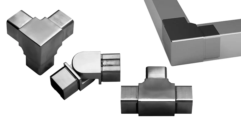 Handlaufverbinder quadratisch